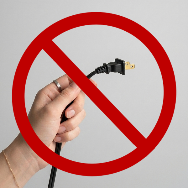 No batteries, no charging